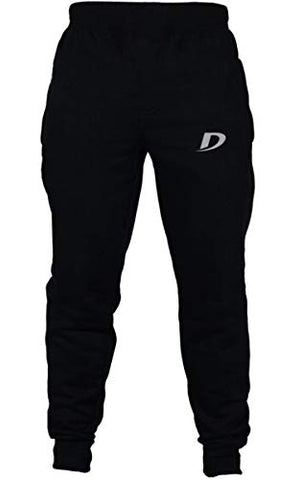 Image of DECISIVE® Fitness Joggers Track Pant for Men (Large (32" - 36"), Black)