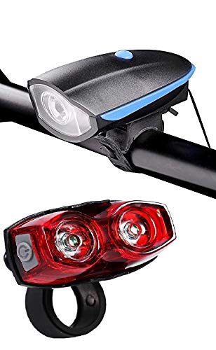 Bike light with discount horn