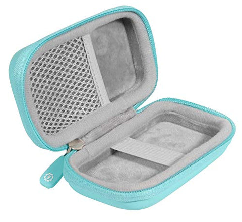 Image of GETGEAR case for EKG/ECG Heart Rate Monitor Like SonoHealth, EMAY, OXPROVO, CONTEC, Facelake (Mint Green) Note: CASE ONLY