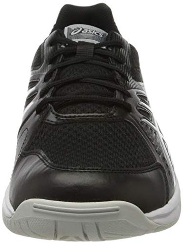 Image of ASICS Men's Upcourt 3 Black/Pure Silver Badminton Shoe-7 Kids UK (1071A019-005)