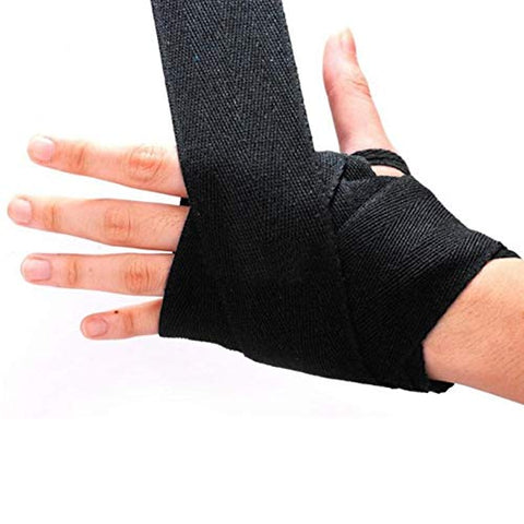 Image of PROSPO Boxing Mexican Stretch/Handwraps/Spandex Bands/Hand Bandage/Protectors/Muay Thai/MMA/Kick Boxing/Cross Fit/Aerobics/Punch Bag Training/Speed Ball Training/ 180" - (Pack of 1 Pair)