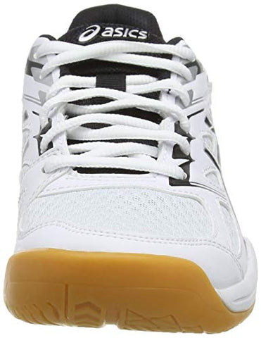 Image of ASICS Women's Upcourt 4 White/Black Indoor Court Shoes-7 UK (40.5 EU) (9 US) (1072A055)