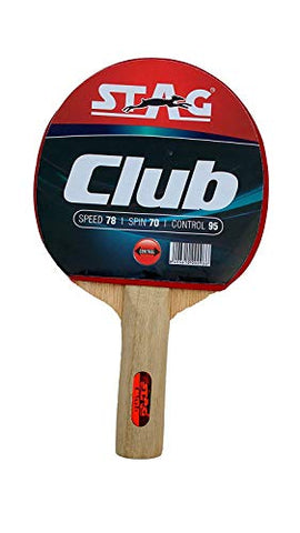 Image of STAG Club Table Tennis Playset | 2 Racquets & 3 Balls (White), Model: Club-Set WH
