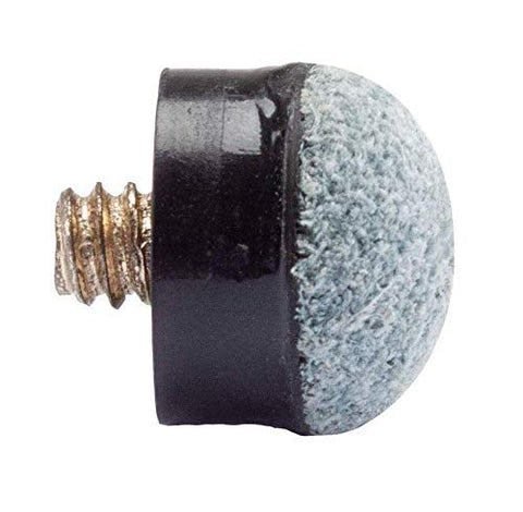 Image of GSE Games & Sports Expert 12mm/13mm Leather Billiard Pool Cue Stick Screw-on Tips (12mm, Soft Tip)