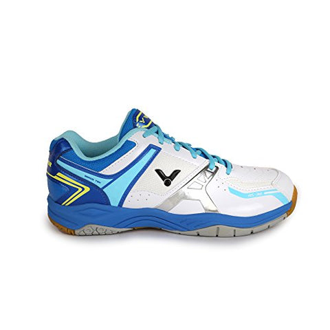 Image of Victor Men Blue / White Badminton Shoe - UK 6.5