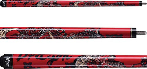 Image of Viper Junior 48" 2-Piece Billiard/Pool Cue, Dragon, 16 Ounce