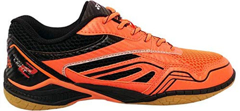 Image of Yonex Court Ace Light 2 Badminton Shoes , 8 UK (BRIGHT ORANGE BLACK)| Ideal For Badminton,Squash,Table Tennis,Volleyball | Non-Marking Sole | TRU Cushion | TRU Shape