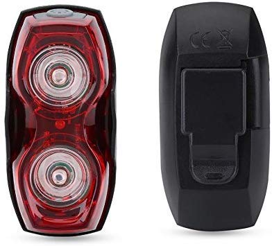 Image of Inditradition Bicycle 2-in-1 Flash Tail Light | Inbuilt 2 Laser & 5 LEDs, Multi-Functional 7 Modes (Red)