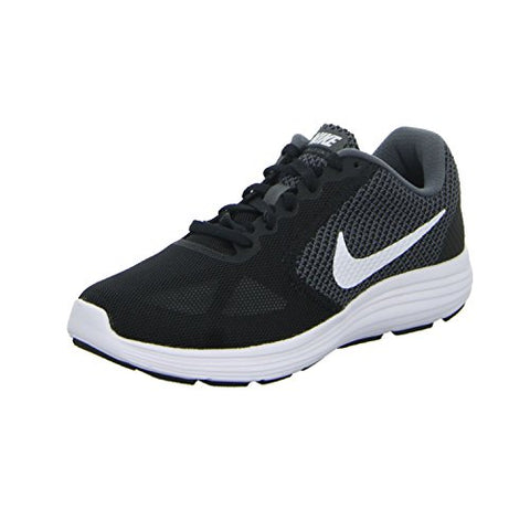 Image of Nike Women's Revolution 3 Dark Grey/White-Black Running Shoes-6 UK (8 US) (819302)