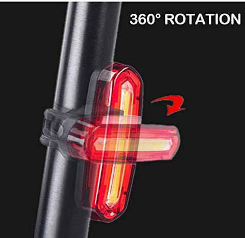 Image of Lista 120 Lumens Rechargeable USB Rear Light Bicycle Cycling Taillight LED Waterproof MTB Road Bike Tail Lamp Rear Light for Bicycle
