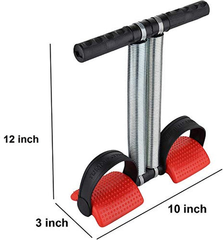 Image of FITNESS INDIA™ Tummy Trimmer & Toning Tube (Combo of 2) Pull Reducer Body Toner Exerciser Home Gym Equipment Leg Hand Biceps - Multicolour