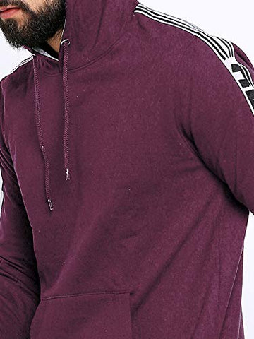 Image of Maniac Printed Men's Maroon Tracksuit - Medium