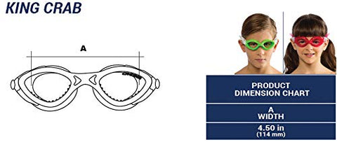 Image of Cressi Fox Small Sized Swim Goggle