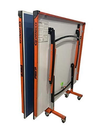 Image of GYMNCO Speedster Table Tennis Table Top Thickness 19 mm Laminated with 75 mm Wheel and Levellers (TT Table Cover, 2 Tt Racket + Balls)