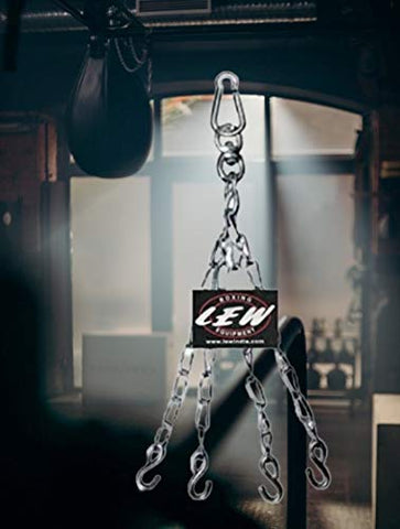 Image of LEW Heavy Duty Chain and Swivel with a Easy Clip Hanger for Punching Bags