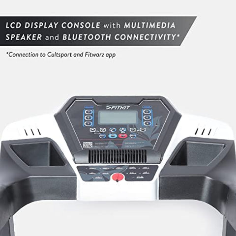 Image of Fitkit FT200S (4.5HP Peak) Motorized Treadmill with Free Home Installation, 1 Year Warranty and Trainer Led Sessions by Cult.Sport