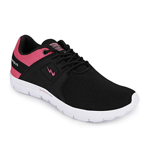Image of Campus Tulip BLK/Pink Running Shoes for Women 7-UK