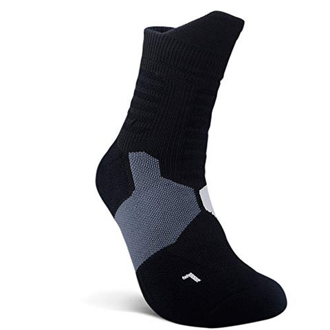 Image of JHM Thick Protective Sport Cushion Elite Basketball Compression Athletic Socks