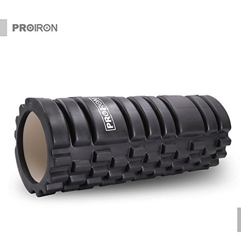 Image of PROIRON Foam Roller Massage(BLACK), Body Roller for Muscle Physio Therapy, Ultra Lightweight Body Roller for Pain Relief, Perfect for Fitness Sports Home Gym