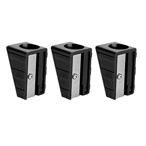 Image of VGEBY 3Pcs Billiards Pool Cue Tip Shaper Tool, Portable Cue Tip Trimmer Shaper Tapper Repair Tool Accessory(Black)