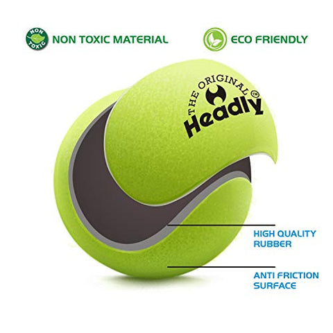 Image of Headly Rubber Cricket Tennis Ball(Pack of 1,Light Yellow)