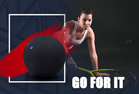 Image of Eagles Single Blue Dot Trainning Squash Ball (Single Blue Dot)