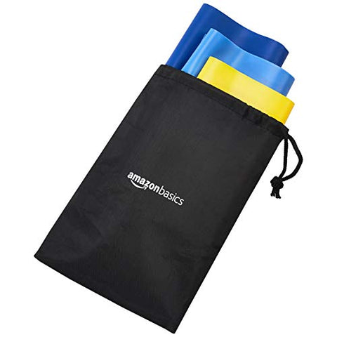 Image of AmazonBasics Latex Resistance Band - 1500mm, 3-Piece Set