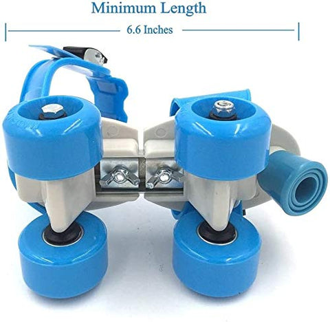 Image of Authfort Kid's Children's Adjustable Speed Quad Roller Skates Shoes