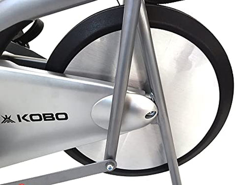 Image of KOBO AIR Bike Delux Exercise Cycle with Back Rest Dual Action / Electronic Meter