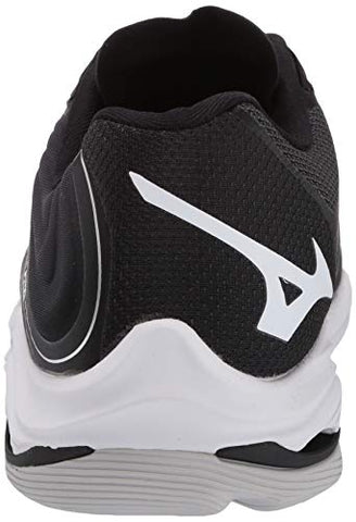 Image of Mizuno Women's Wave Lightning Z6 Volleyball Shoe, Blacksilver, 8 B US