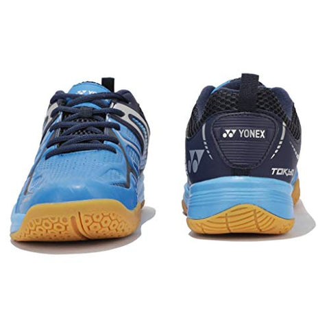 Image of YONEX Unisex Non Marking Badminton Shoes Tokyo Royal Blue Dark Navy UK 8