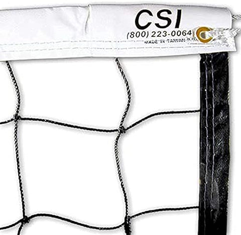 Image of CSI Cannon Sports 32-ft Competition Volleyball Net with Vinyl Coated Steel Cable