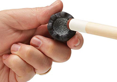 Image of Viper Sinister 58" 2-Piece Billiard/Pool Cue, Natural Ash with Amber/Black Points, 18 Ounce