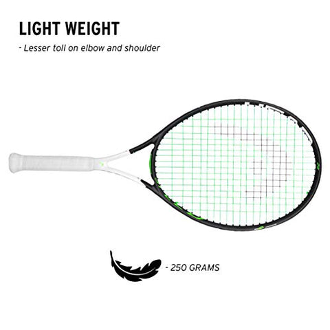 Image of HEAD IG Speed 26 Graphite Composite Tennis Racquet | Strung | for Juniors - Both Beginners & Intermediate