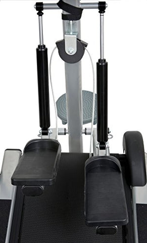 Image of KAMACHI 6 in 1 Home use Manual Treadmill with Electric Vibrator, Twister, Stepper, Pushup Bar, 3 Level Manual Incline & Multifunction Treadmill for Home