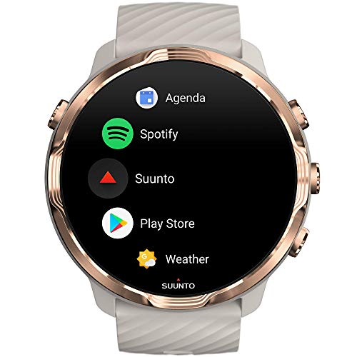 SUUNTO 7 Sandstone Rosegold, GPS Versatile Sports Watch with Google Wear OS, 24x7 Activity and Sleep Tracking