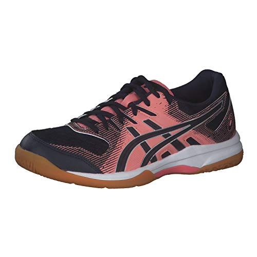 ASICS Women's Gel-Rocket Guava/Midnight Indoor Court Shoes-8 UK (42 EU)  (10 US) (1072A034)