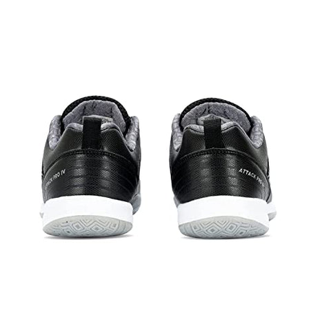 Image of Li-Ning A-Pro Non-Marking Badminton Court Shoes, Black/Silver-8UK