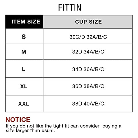 Image of FITTIN Racerback Sports Bra for Women - Halter Yoga Bras for Athletic Workout Gym Running Activewear Bra Tank Tops, Brown Leopard, X-Large