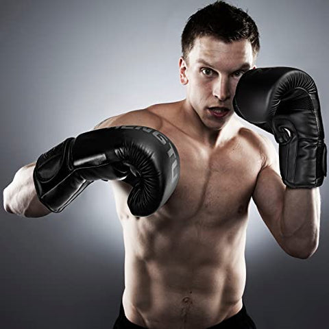 Image of ZTTY Boxing Gloves PU Leather Kickboxing Muay Thai Punching Bag Mitts MMA Pro Grade Sparring Training Fight Gloves for Men & Women