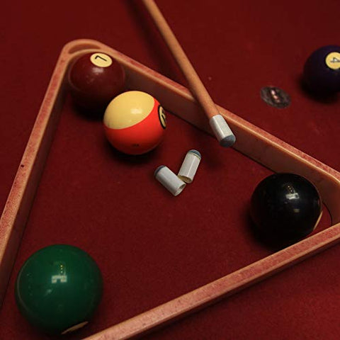 Image of YuCool 50 Pieces Cue Tips Replacements, Slip On Pool Billiard Cue Tips-13mm