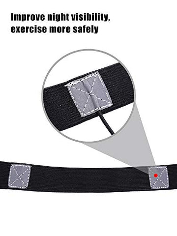 Image of Jovitec 2 Pieces Race Number Belt with 6 Gel Loops for Running Cycling Triathlon Marathon (Black)