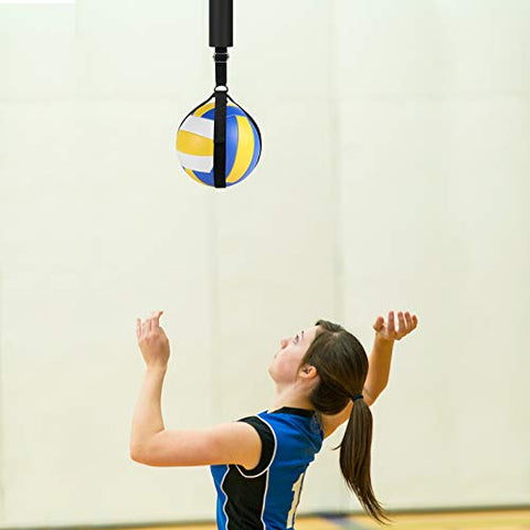Image of Wiwaplex Volleyball Spike Trainer, Volleyball Spike Training System, Volleyball Equipment Training Improves Serving, Jumping and Arm Swing Mechanics and Spiking Power