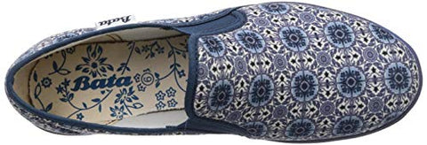 Image of BATA Women Printed Fitness Blue Sneakers6 Kids UK (5599297)