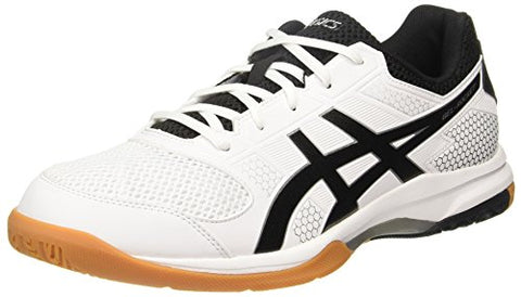 Image of ASICS Men Gel-Rocket 8 White Badminton Shoes-6 UK/India (40 EU)(7 US) (B706Y-0190)