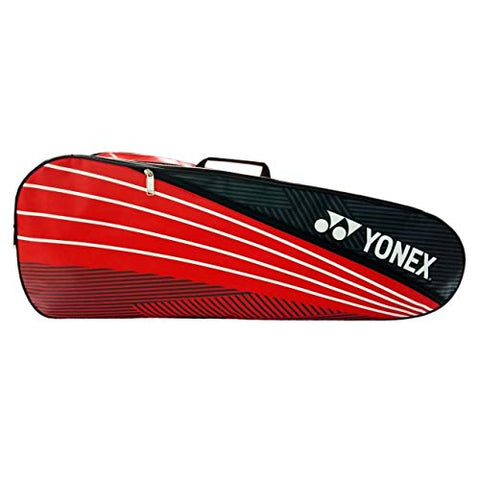 Image of Yonex S25 Extra Spacious 2 in 1 Badminton Kitbag, Red/White