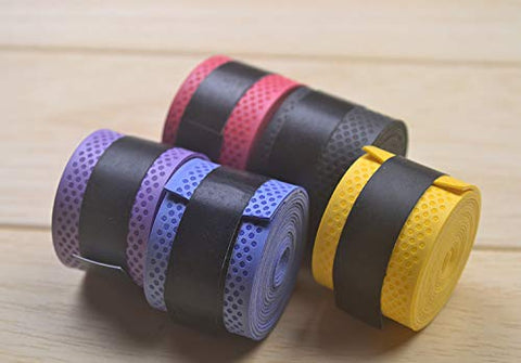 Image of Stunner Anti-Slip Badminton Grip Tennis/Squash Racquet Grip.(Assorted) konex (Pack of 2)