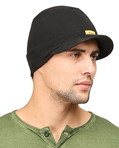 Image of FabSeasons Cotton Skull Cap (Black)