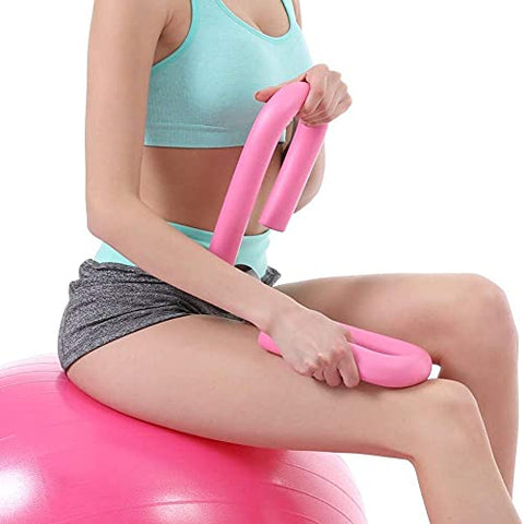 Image of Alphabet1 Latest Men's and Women's Soft Foam PVC Thigh Trimmer Equipment and Yoga Ring Leg Muscle Training Machine Home or Travel Workout Best Leg Trainer for Waist Thigh Hips Arms (Multicolour)