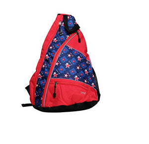 Glove It Pickleball Sling Bag Starz - 19 in x 13 in. Pickle Ball Bag w/Adjustable Strap, Clip-On Shoe Bag Included, Functional Pickleball Bag, One Size (PB280)